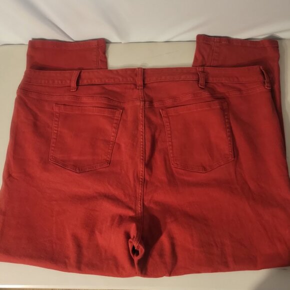 Torrid Red Straight-leg Boyfriend Jeans Size 26R - Picture 2 of 4